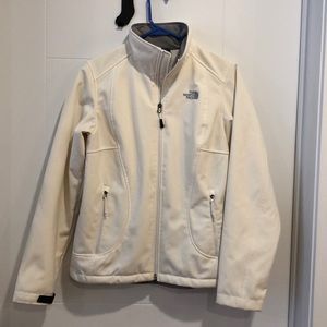 The North Face White Soft Shell Jacket Sz M